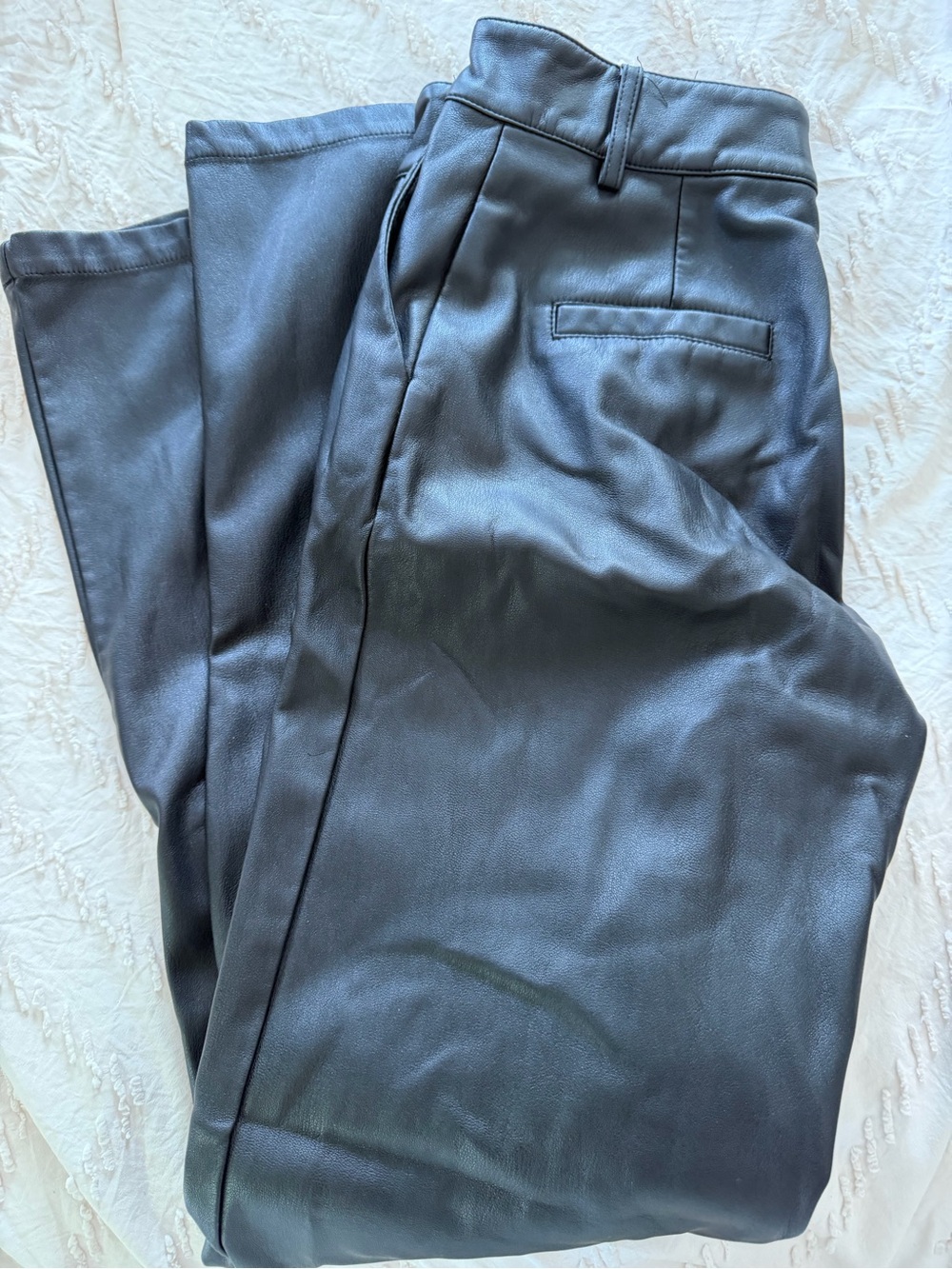 Beginning Boutique Faux Leather Black Pants | AUS size 6